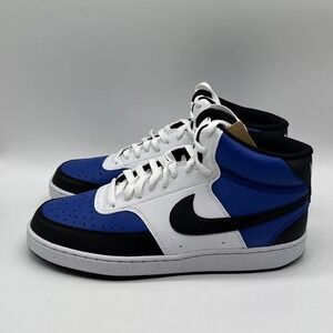 Nike Court Vision Mid NN AF Sneakers Mens 12 Blue/Black/White‎ Shoes FQ8740-480